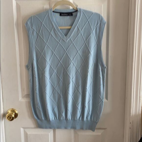 Nautica large cotton sweater vest - Picture 1 of 7